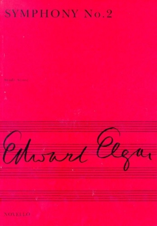 Edward Elgar, Symphony No. 2 In E Flat (Miniature Score) Orchestra Partitur