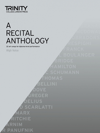 A Recital Anthology (High voice and piano)