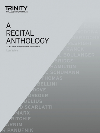 A Recital Anthology for low voice and piano