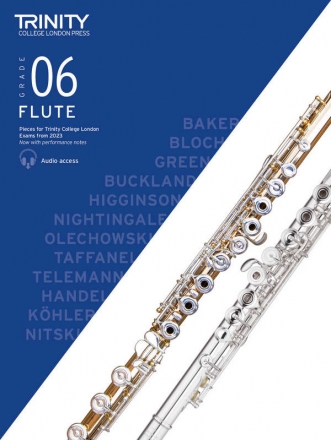 Trinity College London Flute Exam Piecesfrom 2023: Grade 6 Flute