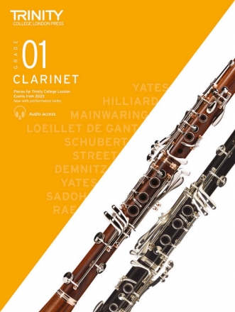 Trinity College London Clarinet Exam Pieces from 2023: Grade 1 Clarinet