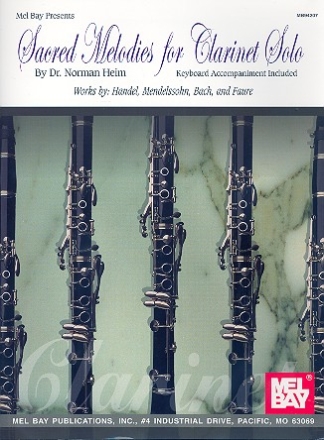 Sacred Melodies for clarinet and piano