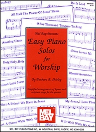 SHIRLEY B Easy Piano Solos for Worship Klavier Spielbuch