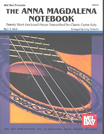 The Anna Magdalena Notebook for guitar Tertocha, Jerry, Arr.