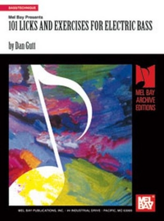 GUTT D 101 Licks and Exercises for Electric Bass Bass Lehrbuch