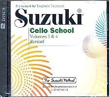 Suzuki Cello School vol.3-4 CD performed by Tsuyoshi Tsutsumi