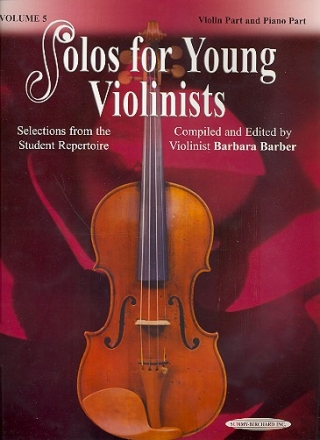 Suzuki Solos for Young Violinists vol.5 violin part and piano part