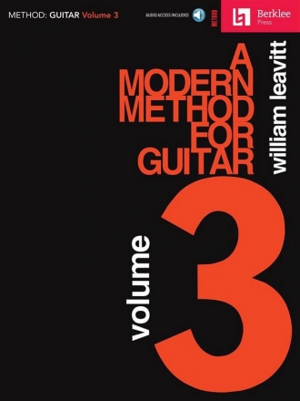 A Modern Method for Guitar vol.3 (+Online Audio) fr Gitarre