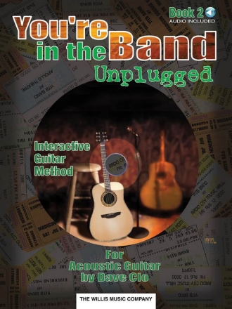 Dave Clo You're in the Band Unplugged Acoustic Guitar Buch + CD