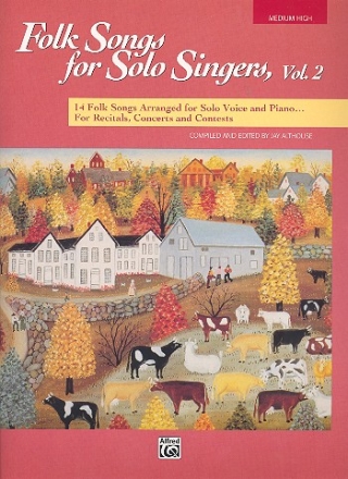 FOLK SONGS FOR SOLO SINGERS VOL.2 FOR MEDIUM HIGH VOICE AND PIANO