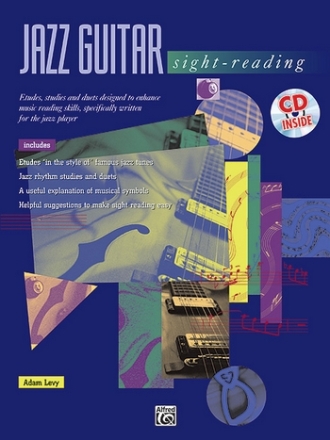 Jazz Guitar Sight-reading. Book and CD  Guitar teaching (classical)