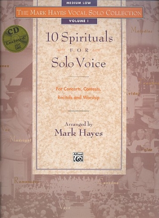 10 Spirituals (+CD) for medium low voice and piano