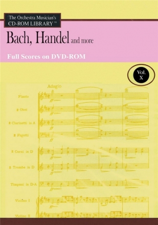 Bach, Handel and More - Vol. 10 Orchestra DVD-ROM