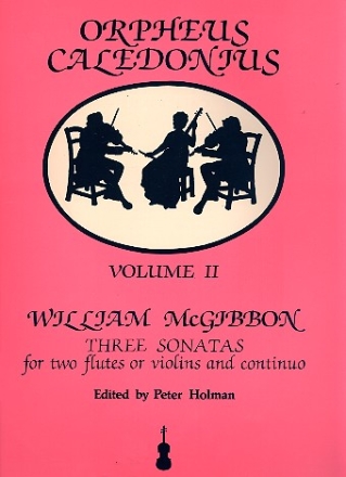 3 Sonatas for 2 flutes (violins) and Bc score and parts