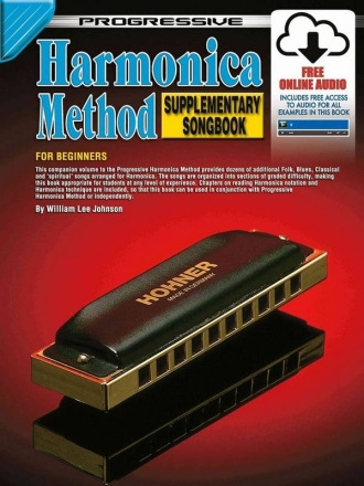 Progressive Harmonica Method (+Media Online) Supplementary Songbook for beginners