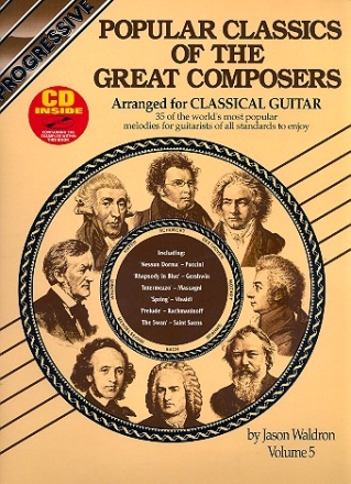 Popular Classics of the great composers vol.5 (+Media Online) for classical guitar