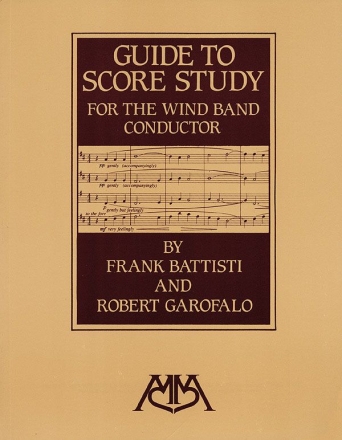 Guide to score study for the windband conductor  Buch