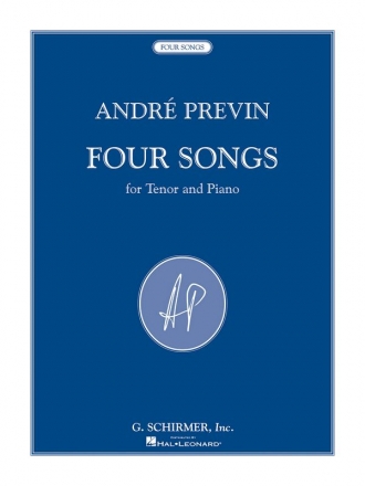 Andr Previn, 4 Songs Tenor Voice and Piano Buch