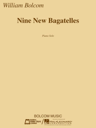 William Bolcom Nine New Bagatelles Klavier Buch