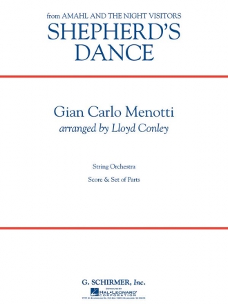 Gian Carlo Menotti, Shepherd's Dance Streichorchester Partitur + Stimmen