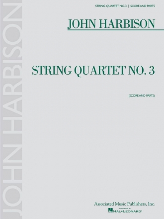 John Harbison, String Quartet No. 3 Streichquartett Partitur + Stimmen