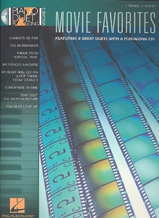 Movie Favorites (+CD) piano duet playalong vol.2