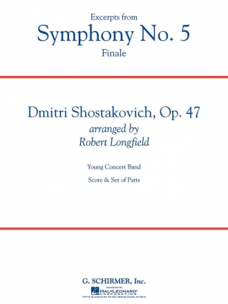 Symphony No. 5 - Finale (Excerpts) Concert Band Partitur