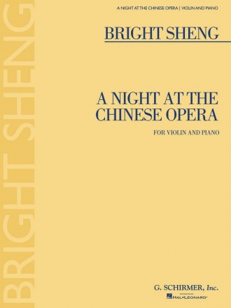 Bright Sheng, A Night at the Chinese Opera Violine und Klavier Buch