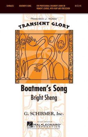 Bright Sheng, Boatmen's Song SSAA Chorpartitur