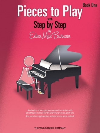 Edna-Mae Burnam Pieces to Play Book 1 Klavier Buch