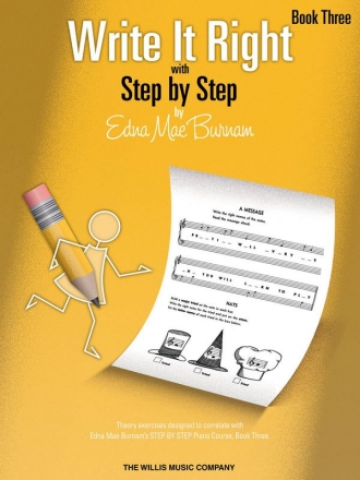 Write It Right With Step By Step - Book 3 Klavier Buch