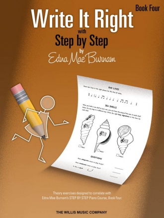 Write It Right With Step By Step - Book 4 Klavier Buch