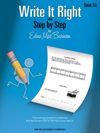 Write It Right With Step By Step - Book 6 Klavier Buch