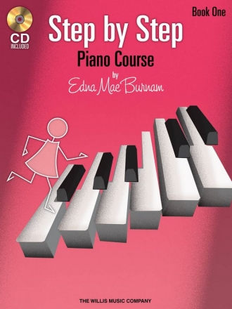 Edna-Mae Burnam Step by Step Piano Course Book 1 with CD Klavier Buch + CD