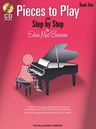 Edna-Mae Burnam Pieces to Play - Book 1 with CD Klavier Buch + CD