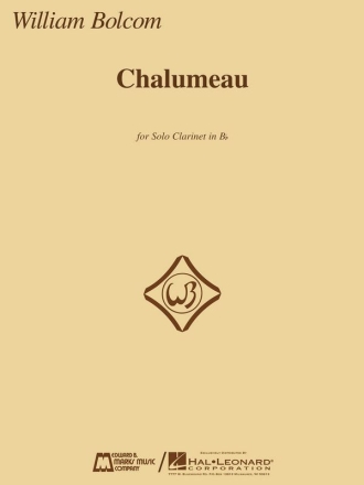 William Bolcom Chalumeau Clarinet Buch