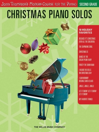 Christmas Piano Solos Second Grade Klavier Buch