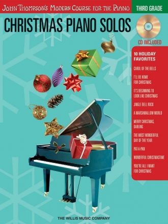 Christmas Piano Solos Third Grade Klavier Buch + CD