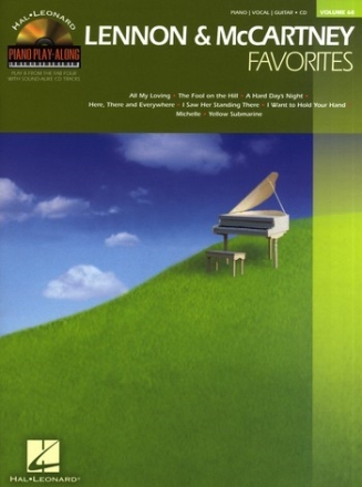 Lennon & McCartney Favorites (+CD) songbook piano/vocal/guitar Piano playalong vol.68