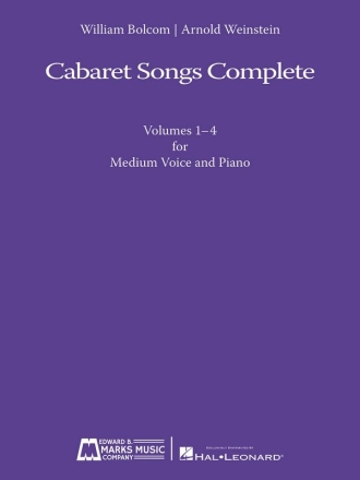 Cabaret Songs Complete vols.1-4 for medium voice and piano