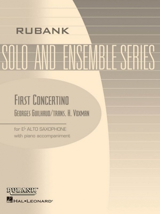 Georges Guilhaud, First Concertino Alto Saxophone Buch