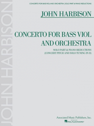 John Harbison, Concerto Double Bass and Piano Buch