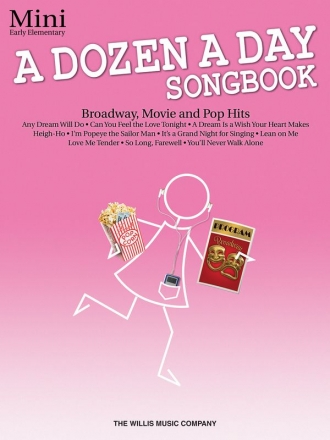 A Dozen A Day Songbook - Mini Klavier Buch