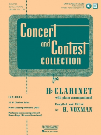 Concert and Contest Collection (+Online Audio) for clarinet