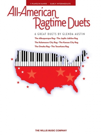 Glenda Austin All-American Ragtime Duets Klavier Buch