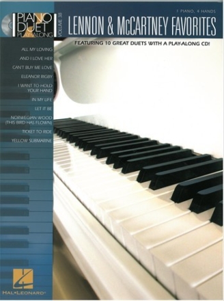 Lennon & McCartney Favorites (+CD): piano duet playalong vol.38 score