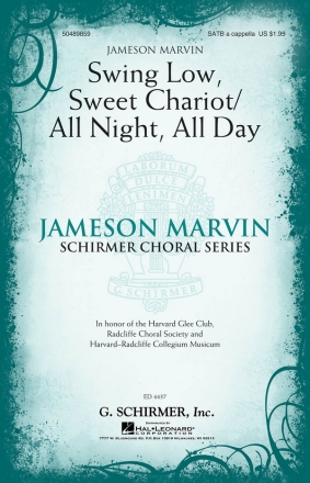 Swing Low, Sweet Chariot/All Night, All Day SATB a Cappella Chorpartitur