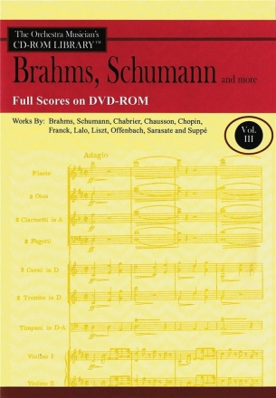 Brahms, Schumann & More - Volume 3 Orchestra DVD-ROM