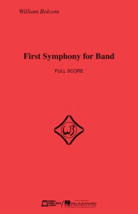 William Bolcom First Symphony for Band Concert Band Partitur