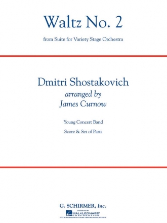 Dimitri Shostakovich, Waltz No. 2 Concert Band Partitur + Stimmen